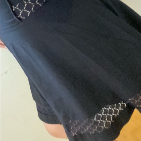 Little Black Dress M Lace Cut Out Tank Midi Moto Zipper Back LBD Mini Party S M - Picture 6 of 11